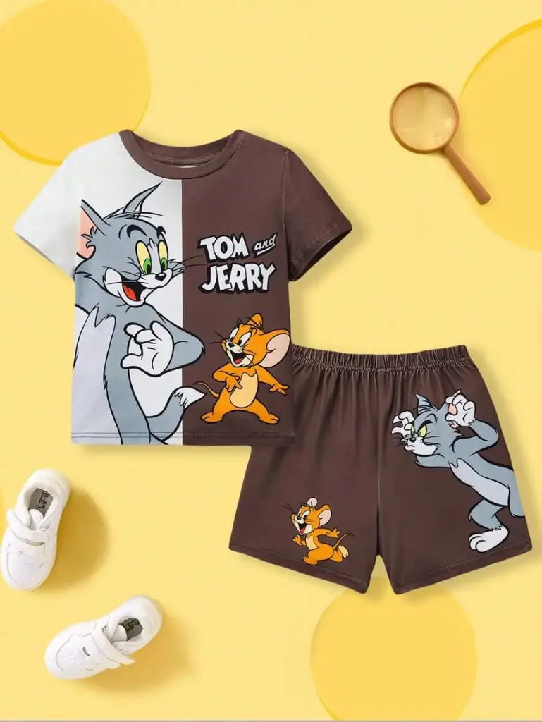 Conjunto de 2 piezas para niño Tom y Jerry