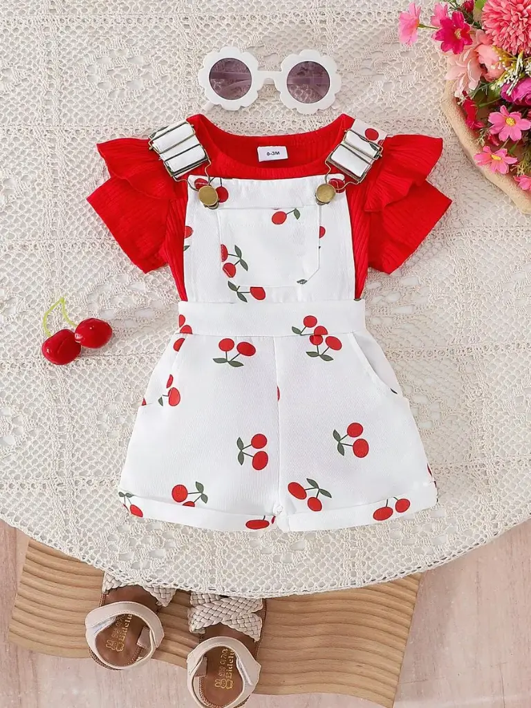 Set Jardinera de Cerezas con Body