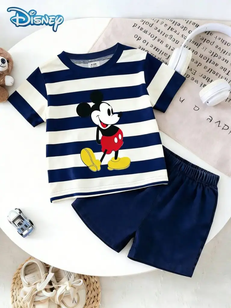 Conjunto Rayado Azul