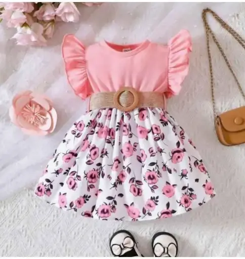 [sa2305062046928262] Vestido rosado con flores