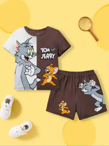 Conjunto de 2 piezas para niño Tom y Jerry