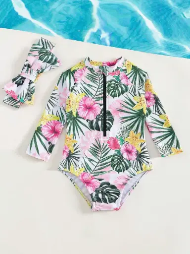 [sa2304259147438778] Traje de baño para niña de flores