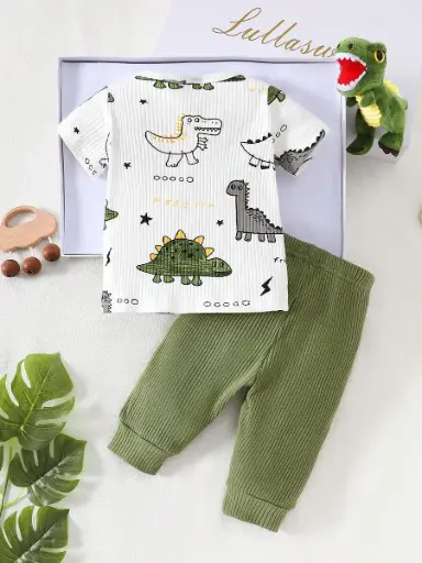 [sa25101526921224087] Conjunto Dino Rib Verde