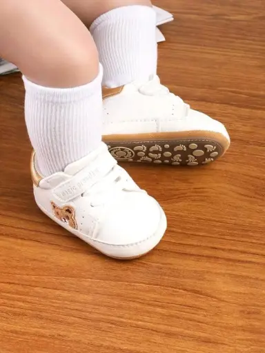 Tenis Bebé Osito Blanco